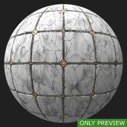 PBR Substance Material of Floor Marble #5